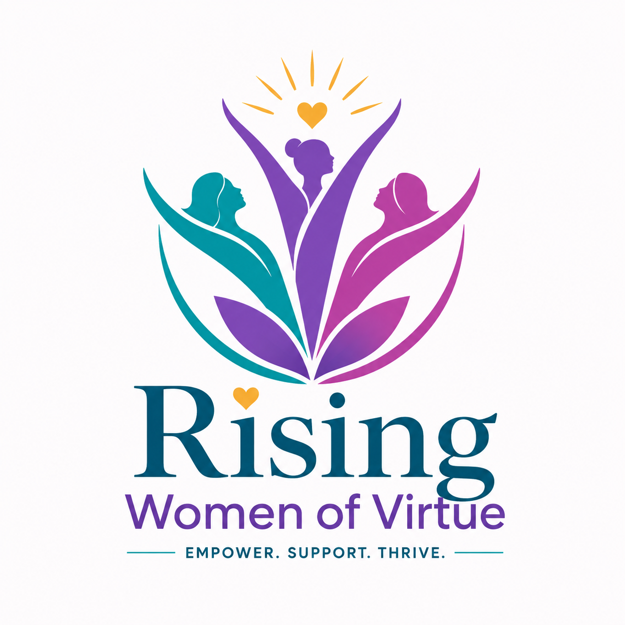 Rising Women of Virtue Logo